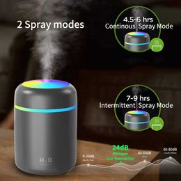 Humidifiers Air Humidifier Essential Oil Diffuser Ultrasonic Sprayer Mist Maker Aromatherapy Diffuser Humididicator With Colourful