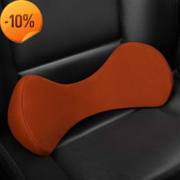 New Car Lumbar Support Pillow Relief Lumbar Brace Soft Memory Foam Back Pad Massager Waist Cushion Car Truck Office Home Chair