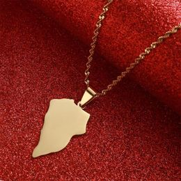 Pendant Necklaces Spain Canary Islands La Palam Map Women Girl Jewelry