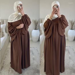 Ethnic Clothing Modest Abayas For Muslim Women Loose Casual Long Maxi Dress Turkey Arab Kaftan Robe Dubai Ramadan Femme Musulmane Gown