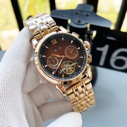 New Fashion Vintage Big Flywheel Design Mens Watch Luxury Designer Watches 42MM Neutral Automatic Mechanical Watchs No Box