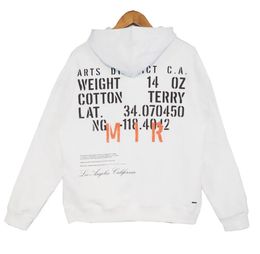 Designer Fashion fog Hoodies Amirs Sweatshirts am Hoodie a miri Full of stars Sweatshirts Trend Letter Splashing Ink Dripping Jogger Mens Women Tracksuit 88U7