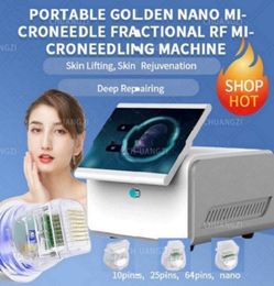 Beauty Microneedle Roller Microneedle RF Machine Fractional Wrinkle Stretch Mark Removal Skin Care Tightening Anti-Wrinkle Machine