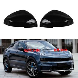 For Lynk&Co 05 Car Accessories Replace Reversing Mirrors Cover Rearview Mirror Housing Rear Shell Black Color