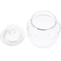 Dinnerware Sets Containers Glass Desk Airtight Canister Cereal Storage Sealing Tea Jar Bulk Cookies Sealable Jars