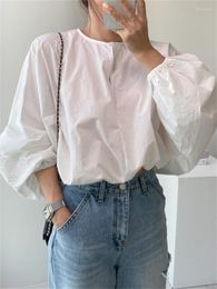 Women's Blouses Embroidery Lace Transparent Womens Summer Tops Femme Casual Women Shirt Long Sleeve Girls Blouse Maxi Blusas