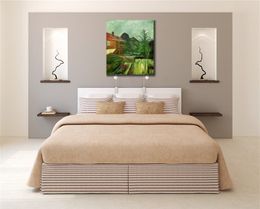 Landscape Canvas Art Summer Night. Aasgaardstrand Edvard Munch Painting Handmade Living Room Modern Decor