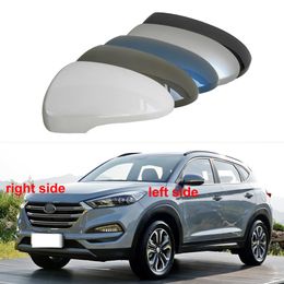 For Hyundai Tucson 2015-2020 Car Accessories Rearview Mirrors Cover Rear View Mirror Shell Housing Colour Painted