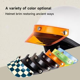 Motorcycle Helmets Universal Visor Flip Up Wind Shield For Open Face Motorcycles Helmet Anti-UVFog L41A