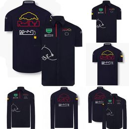 F1 Driver Racing Polo Shirt Formula 1 Team Fashion Short-sleeved Shirts Summer Racing Brand Sports Men's Shirt Fashion Casual T-shirt