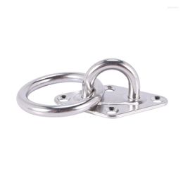 Hooks 3X Mounting Hook For Wall Or Ceiling With Round Ring Stainless Steel - Bracket / Attachment Sling Trainer Hammock