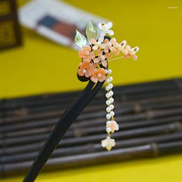 Hair Clips Headwear Exquisite Beaded Hairpin Bamboo With Ancient Style Accessories