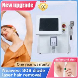 Diode Laser 808 Hair Removal Whiten Brighten Complexion Lighten Spots Tighten Skin Beauty Machine Cooling System