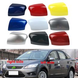 For Ford Focus Classic 2007-2013 Replace Reversing Mirrors Cover Rearview Mirror Housing Rear Shell Color Painted