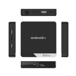 G7 MAX ANDROID 11 OS TV BOX S905Y4 quad core 4gb ram 32gb 64gb rom dual wifi BT VOICE REMOTE 100M 1000M LAN