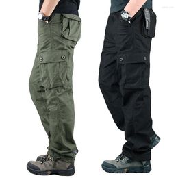 Men's Pants Multi-pocket Overalls Work Casual Tracksuit High Quality Classic Khaki Green Fancy Loose Military Tactical Trousers