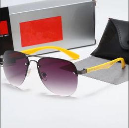 2024 Men Classic Brand Ray-ban Sunglasses Retro Women Sunglasses Luxury Designer Eyewear Metal Frame Designers Sun Glasses Woman Raybans with Box Best UXBD