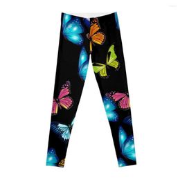 Active Pants Beautiful Butterflies T Shirt Leggings Gym Legging Womans Sports For Women Push Up Legins Woman