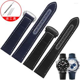 Watch Bands Universal Various Styles Of Nylon Canvas Strap For Men 19/20/22mm