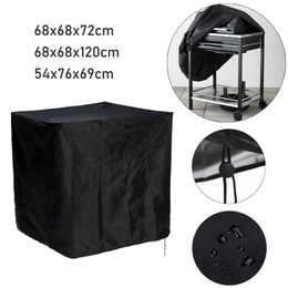 BBQ Tools Accessories Waterproof BBQ Grill Cover Barbeque Cover Anti Dust Rain UV For Gas Charcoal Electric Barbecue Accessories Outdoor Garden 230707