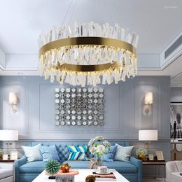 Chandeliers Luxurious Modern K9 Crystal Ceiling Chandelier For Living Room Bedroom Kitchen Island El Decoration Fixture