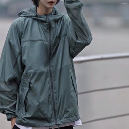 Women's Jackets Fashion Men's Summer Thin Sunscreen Overcoat Outdoor Breathable Anti-ultraviolet Coat Sports Clothing