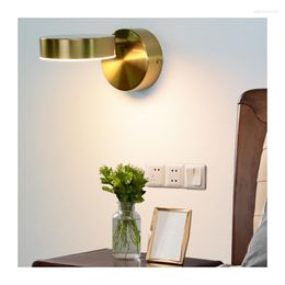 Wall Lamp LED Lampada Light Project Indoor Lamps No Switch/With Switch/Dimming Minimalist Corridor Aisle Bedroom Decoration