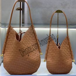 Solstices and cobbler women Shoulder Bag Tote Shopping Bag Plain Weave Handbags Purse Shoulder Bags Leather Inside Fashion Letters Detachable Zipper Pocket