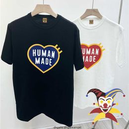 Men's T-Shirts 2022ss HUMAN MADE T Shirt Men Women 1 Top-Quality Heart Print T-Shirt Tees T221202