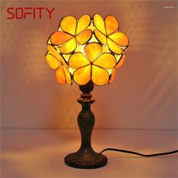Table Lamps SOFITY Modern LED Flower Desk Light Creative For Home Bedroom Decoration