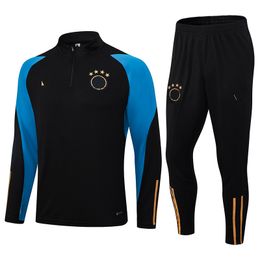 23 24 Germanys Men's Tracksuits badge embroidery Leisure sports suit clothing outdoor Sports training shirt