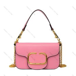 Genuine leather designer womens bag handbag tote luxurys shoulder bag for woman Colourful crossbody lady fashion gold chain good quality dhgates 140 lady d bag