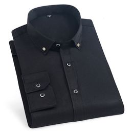 Men's Dress Shirts Mens French Cufflinks Shirt Long Sleeve Casual Solid Male Brand Slim Fit Cuff Luxury Button Up 230707