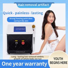 Portable Permanent Diode Laser Hair Removal Machine 808nm for Women Painless Skin Rejuvenation Body Epilator