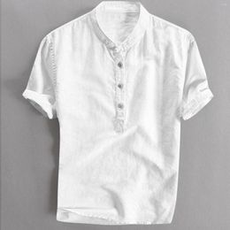 Men's Casual Shirts Shirt Hanging Thin Summer Dyed Collar Cotton Gradient Breathable And Cool Blouse Dress Flowers For Men