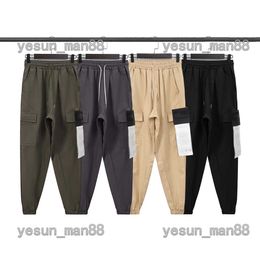 Designer Classic Luxury Pants Button Badge Logo Printing Stone Loose Pure Colour Casual Sweatpants Basketball Leisure Trousers