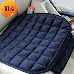 New Winter Warm Car Seat Cover Plush Cushion Anti-slip Front Chair Breathable Pad Seat Protector for Truck Suv Van
