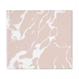 Table Mats Dish Drying Mat For Kitchen Pink Marble Drainer Absorbent Pad Tea Towel Placemat