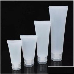 Packing Bottles 15Ml 20Ml 30Ml 50Ml 100Ml Frosted Bottle Reusable Plastic Empty Cosmetic Soft Tubes Container Screw Cap Lotion Shamp Dhlkg