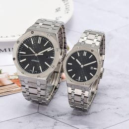 New Luxury Watch Men's Automatic Watch Women's Quartz Battery Watch Precision Durable Couple Watch