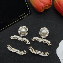 New Spring/Summer Luxury Letter C Earring Designer CCity tassels Stud Earing Women party hoop Gold Earrings Woman Accessories 798734