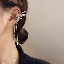 Backs Earrings LAOFENGXIANG Ear Clips Butterfly Tassel Earbone Clip Female Summer Premium Fashion