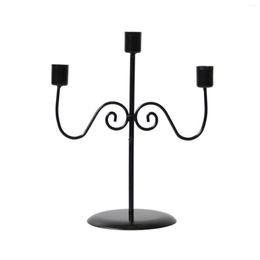Candle Holders Holder Candlestick 3 Arms Candelabra For Dining Table Party Desktop