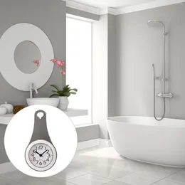 Wall Clocks Bathroom Suction Cup Clock Digital Shower Plastic Waterproof Rustic Decor Home