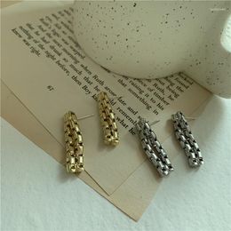Dangle Earrings Orgin Summer Minimalist Metal Chunky Curb Chain For Women Irregular Long Party Jewelry Accessories