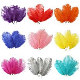 Party Decoration 10-12 Inch Ostrich Feather Plume White Pink Bury Table Centrepieces Celebrity Wall Decor Drop Delivery Home D1