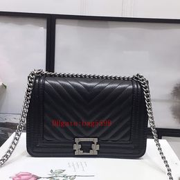 Popular Luxury Designer Womens Handbags Purses Bag Leather Shoulder Crossbody Bags Handbag Purse Clutch Metal Logo Ladies Chain Wallets Tote Small Messenger