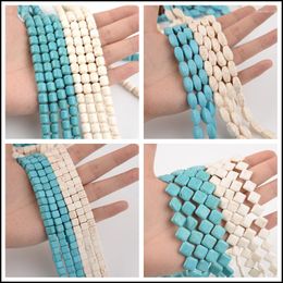 Beads 4Style Different Shape Choose Blue Turquoises Stone Natural For Irregular Earrings Jewelry Making