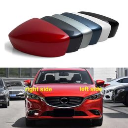 For Mazda 6 Atenza 2018 2019 2020 2021 Car Accessories Exterior Rearview Mirror Cover Side Mirrors Housing Shell Colour Painted