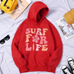 Men s Jackets Surf For The Life Print Clothing Man Comfortable Designer Tracksuit Simplicity Quality Clothes Fashion Graphics Sweatshirts Man 230707